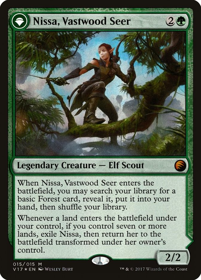 Nissa, Vastwood Seer // Nissa, Sage Animist [From the Vault: Transform] | Total Play