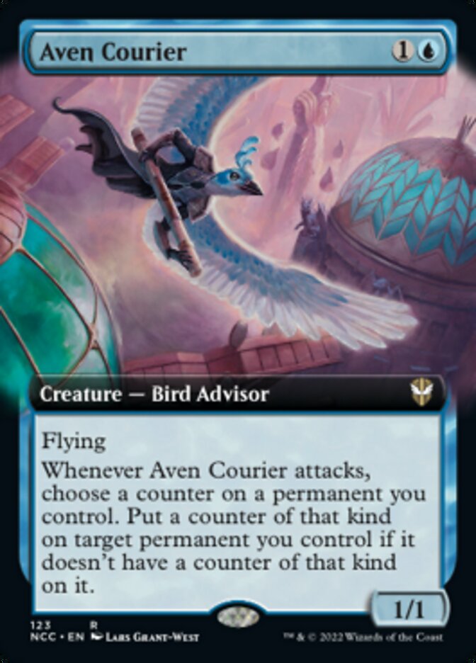 Aven Courier (Extended Art) [Streets of New Capenna Commander] | Total Play