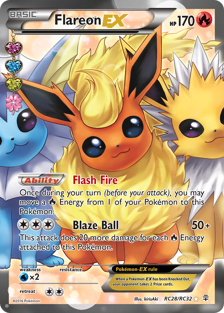 Flareon EX (RC28/RC32) [XY: Generations] | Total Play
