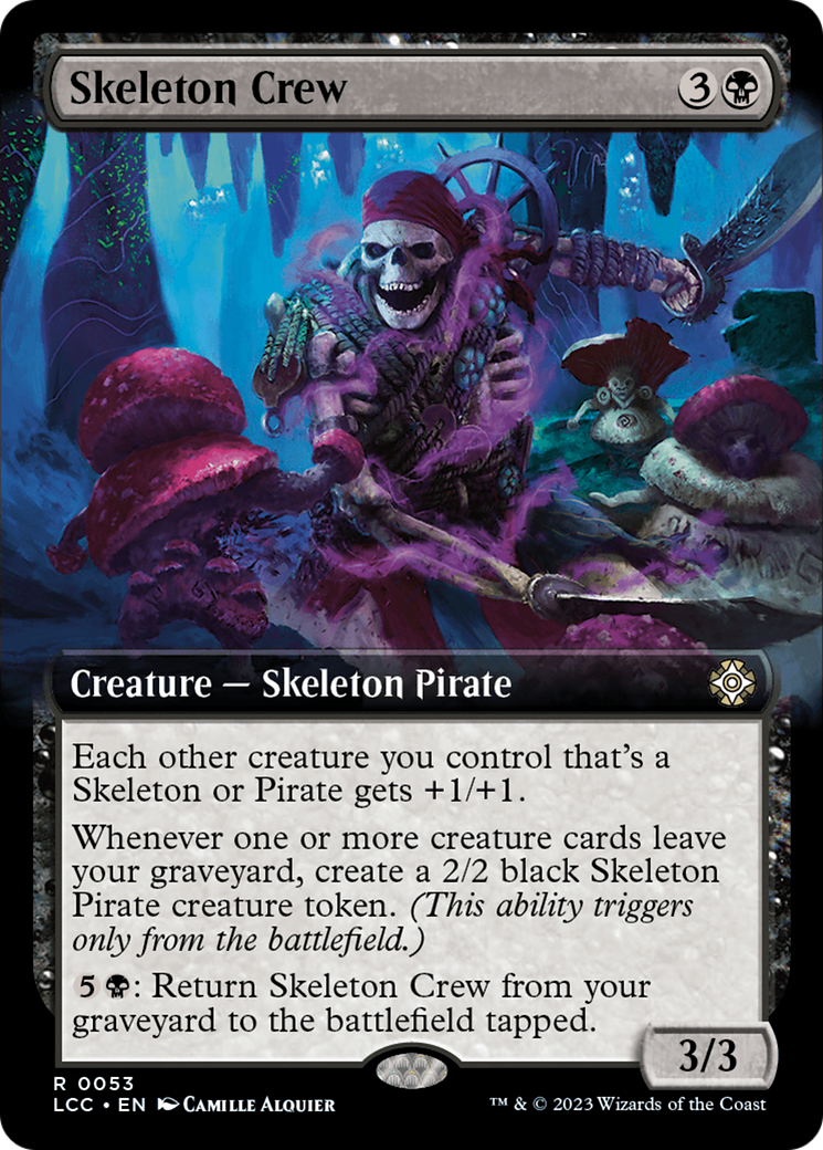 Skeleton Crew (Extended Art) [The Lost Caverns of Ixalan Commander] | Total Play