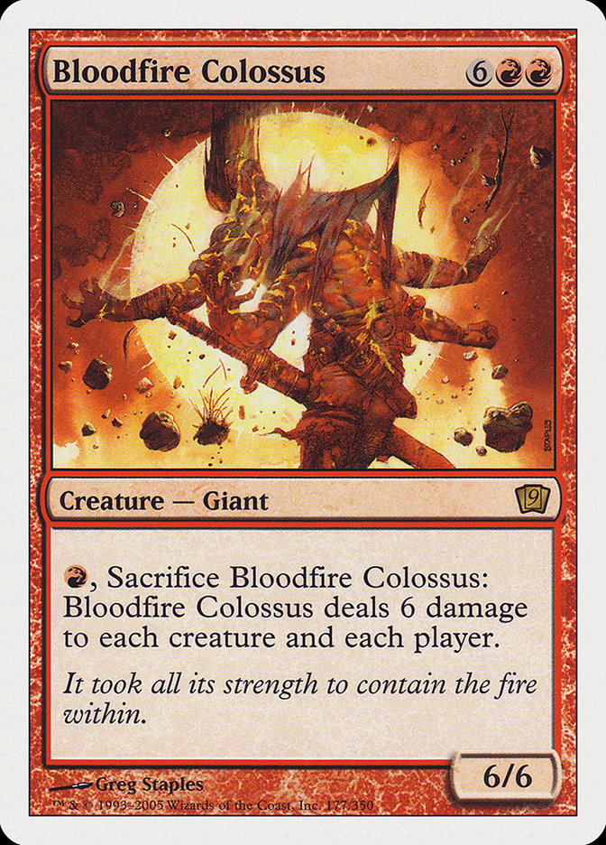 Bloodfire Colossus [Ninth Edition] | Total Play