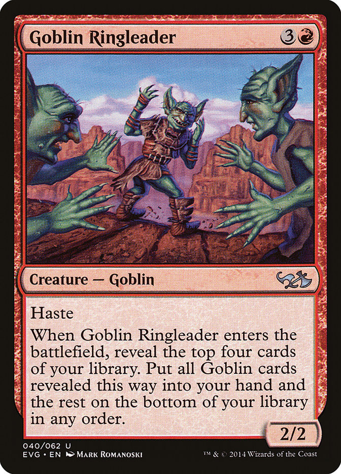 Goblin Ringleader (Elves vs. Goblins) [Duel Decks Anthology] | Total Play