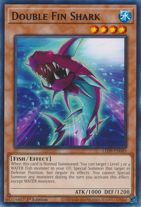 Double Fin Shark [LED9-EN049] Rare | Total Play