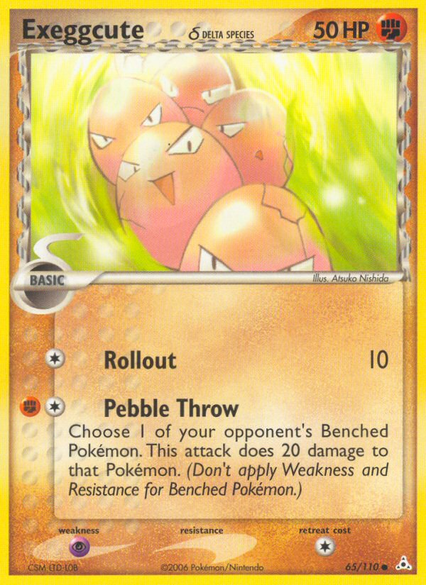 Exeggcute (65/110) (Delta Species) [EX: Holon Phantoms] | Total Play