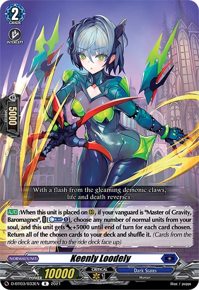 Keenly Loodely (D-BT03/033EN) [Advance of Intertwined Stars] | Total Play