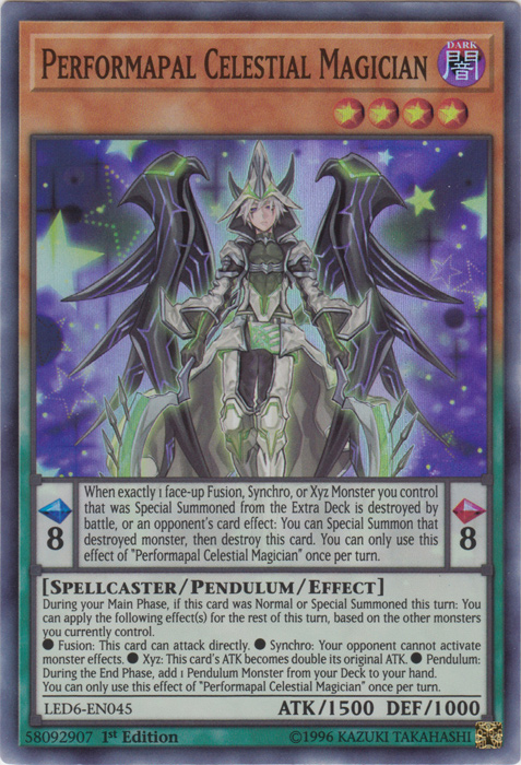 Performapal Celestial Magician [LED6-EN045] Super Rare | Total Play