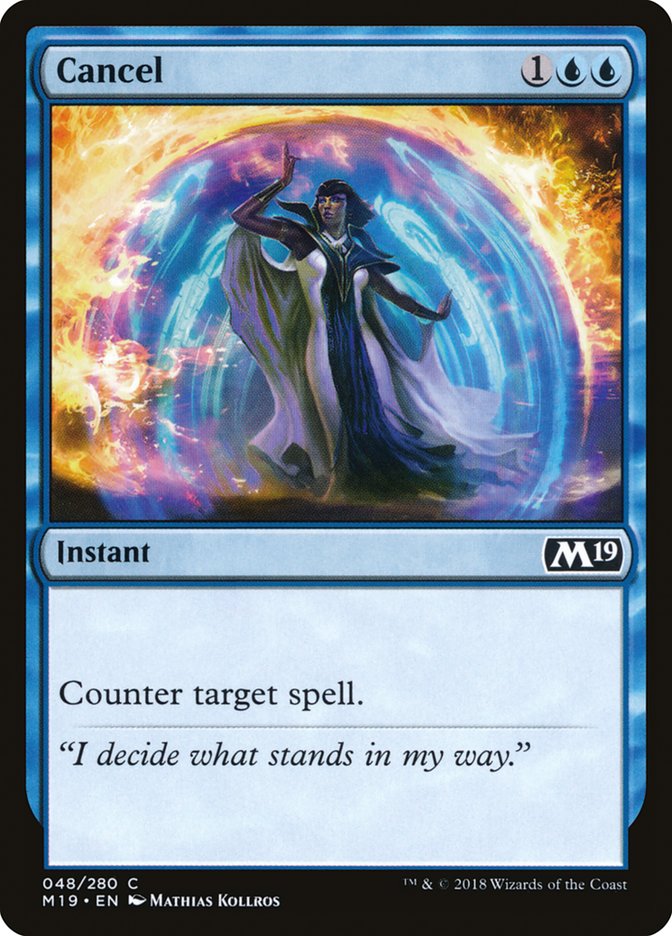 Cancel [Core Set 2019] | Total Play