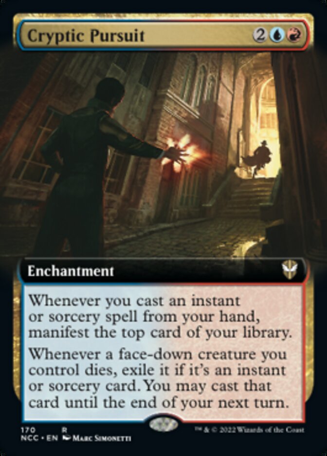 Cryptic Pursuit (Extended Art) [Streets of New Capenna Commander] | Total Play