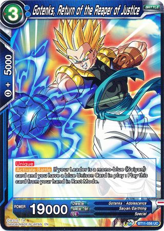 Gotenks, Return of the Reaper of Justice (BT11-056) [Vermilion Bloodline] | Total Play