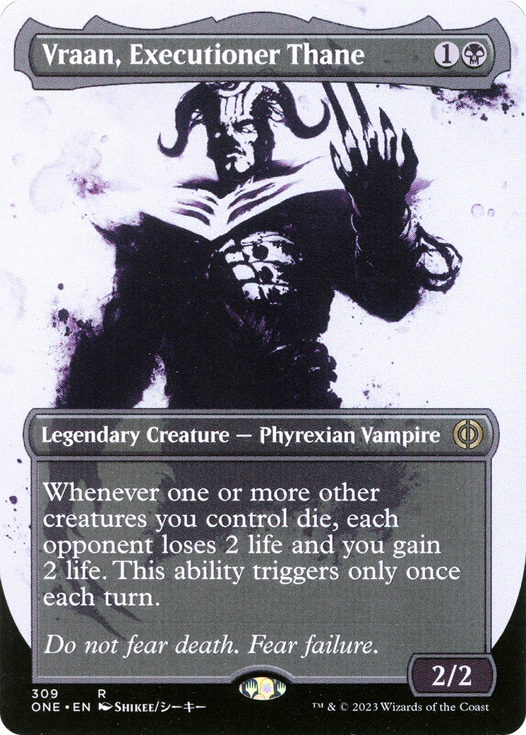 Vraan, Executioner Thane (Borderless Ichor) [Phyrexia: All Will Be One] | Total Play
