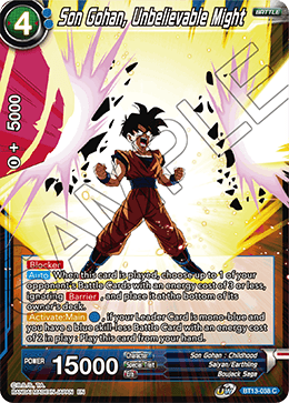 Son Gohan, Unbelievable Might (Common) (BT13-038) [Supreme Rivalry] | Total Play