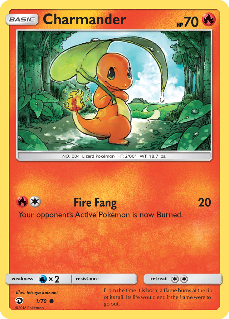 Charmander (1/70) [Sun & Moon: Dragon Majesty] | Total Play