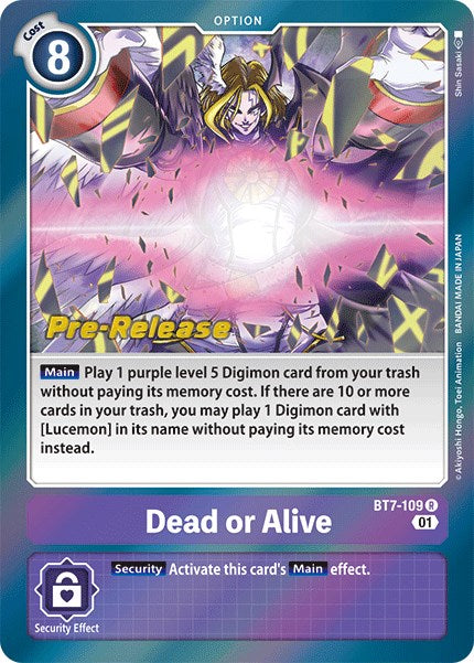 Dead or Alive [BT7-109] [Next Adventure Pre-Release Cards] | Total Play