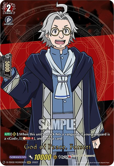 God of Peace, Forseti (D-TB02/RGR69EN) [Record of Ragnarok] | Total Play