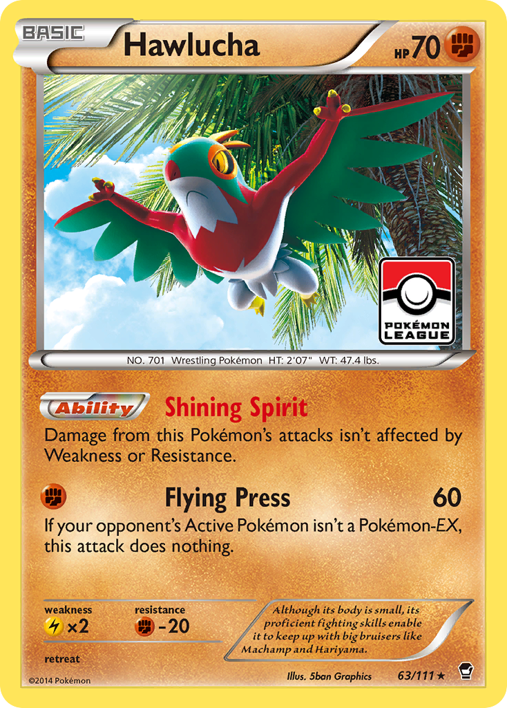 Hawlucha (63/111) [XY: Furious Fists] | Total Play