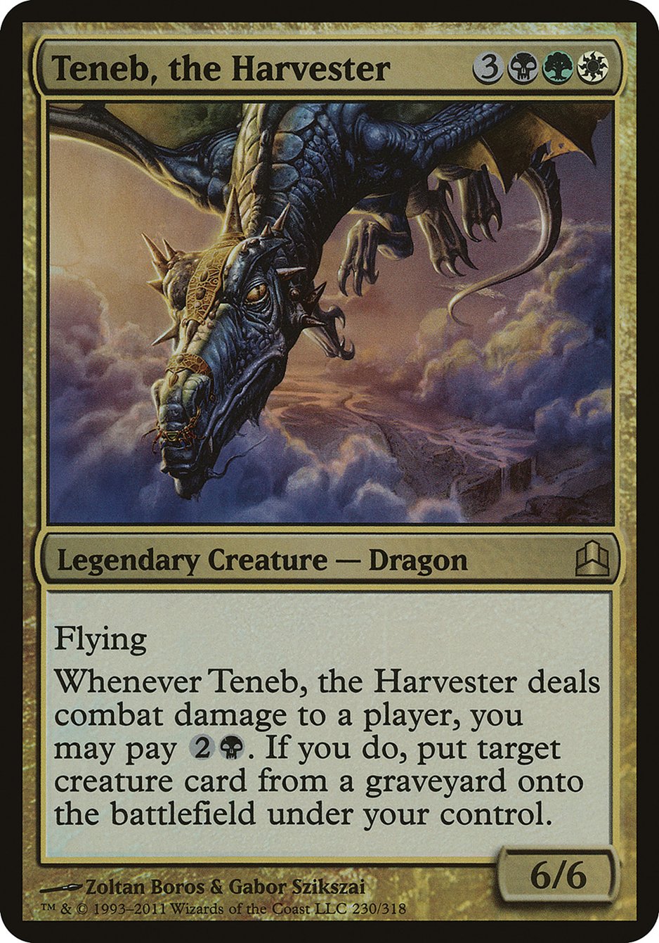 Teneb, the Harvester (Oversized) [Commander 2011 Oversized] | Total Play