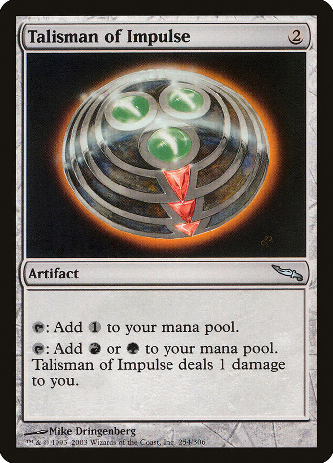 Talisman of Impulse [Mirrodin] | Total Play