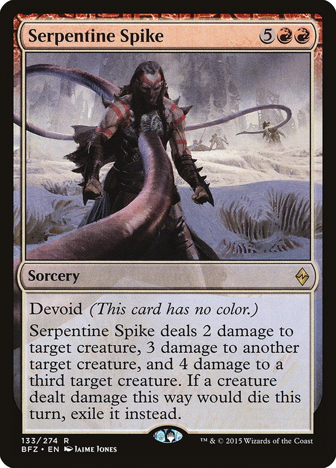 Serpentine Spike [Battle for Zendikar] | Total Play