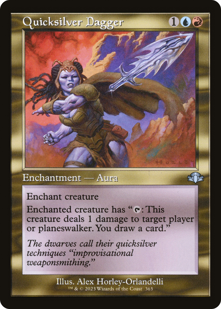 Quicksilver Dagger (Retro) [Dominaria Remastered] | Total Play