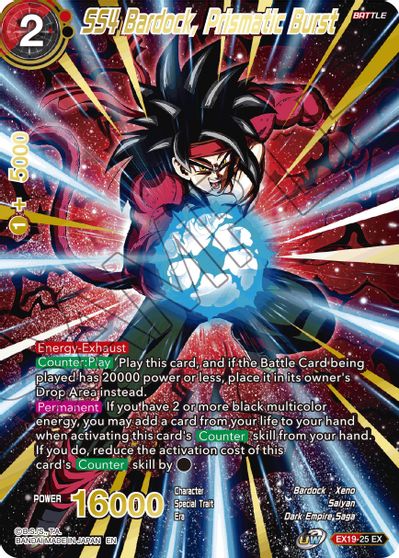 SS4 Bardock, Prismatic Burst (EX19-25) [Special Anniversary Set 2021] | Total Play