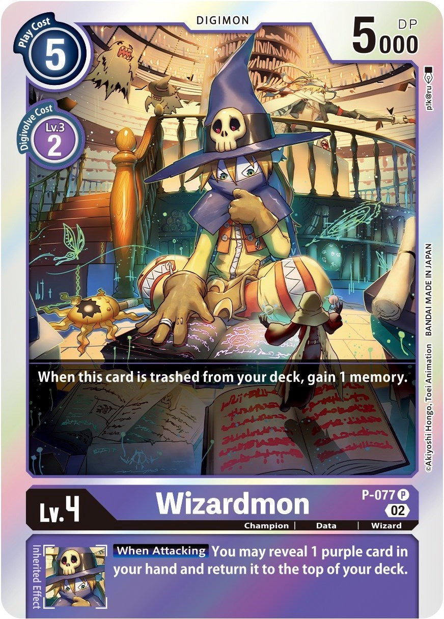 Wizardmon [P-077] (Alternate Art) [Starter Deck: Beelzemon Advanced Deck Set] | Total Play