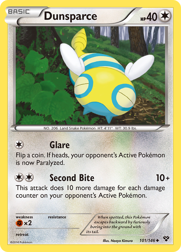 Dunsparce (101/146) [XY: Base Set] | Total Play