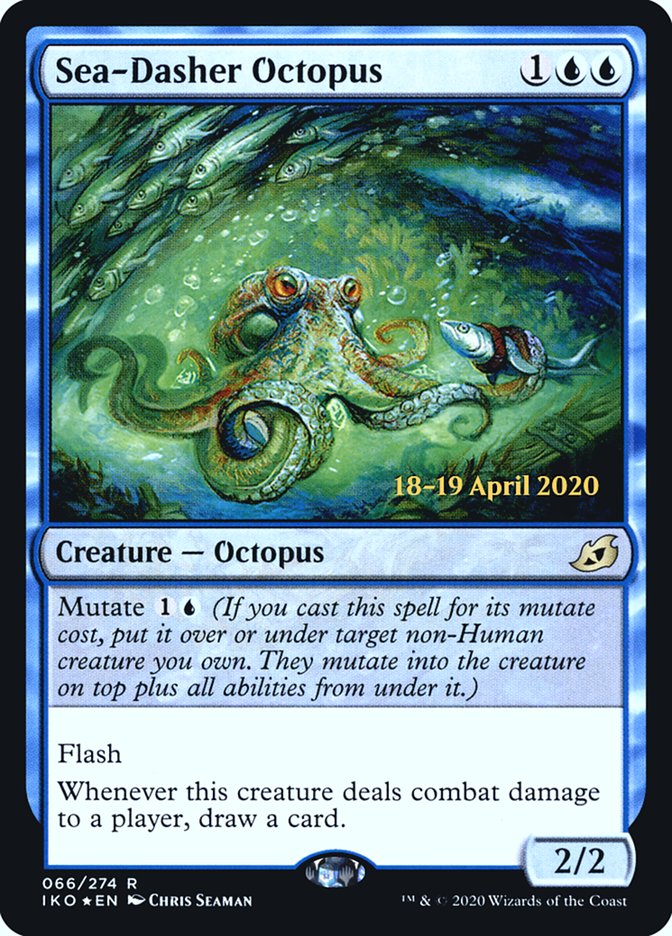 Sea-Dasher Octopus [Ikoria: Lair of Behemoths Prerelease Promos] | Total Play