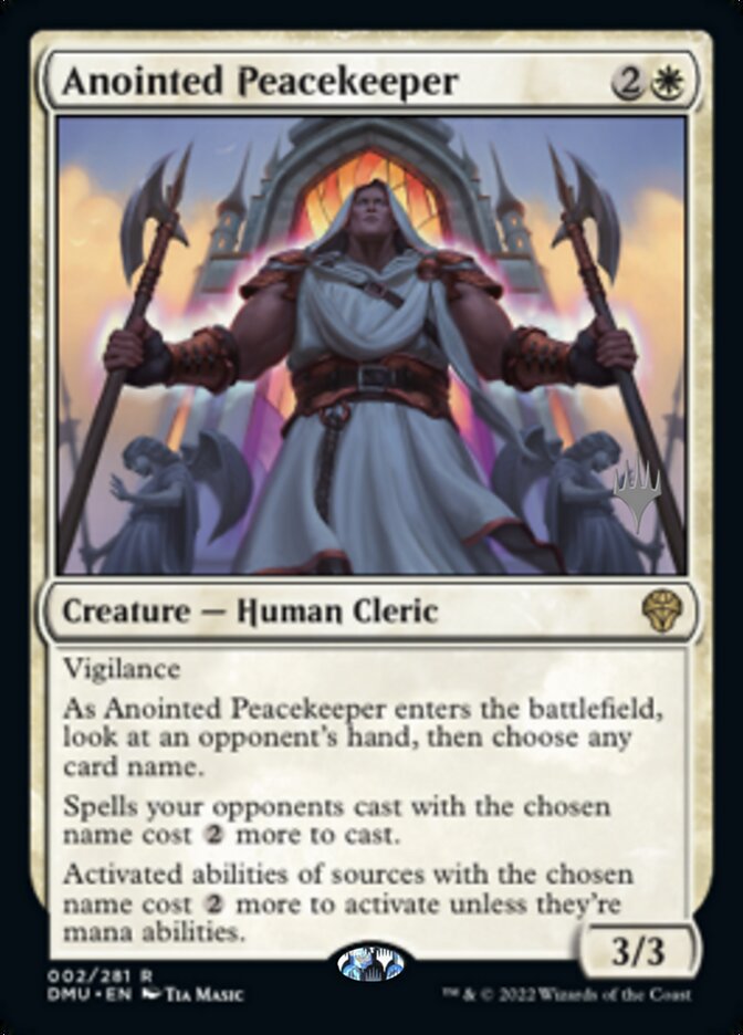 Anointed Peacekeeper (Promo Pack) [Dominaria United Promos] | Total Play