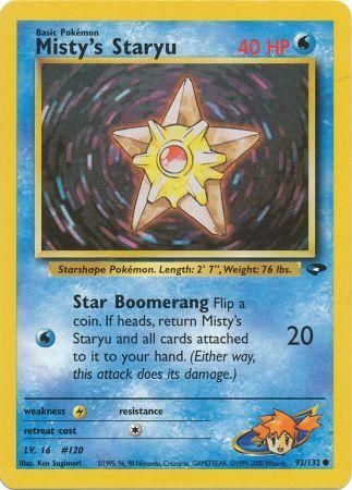 Misty's Staryu (92/132) [Gym Challenge Unlimited] | Total Play