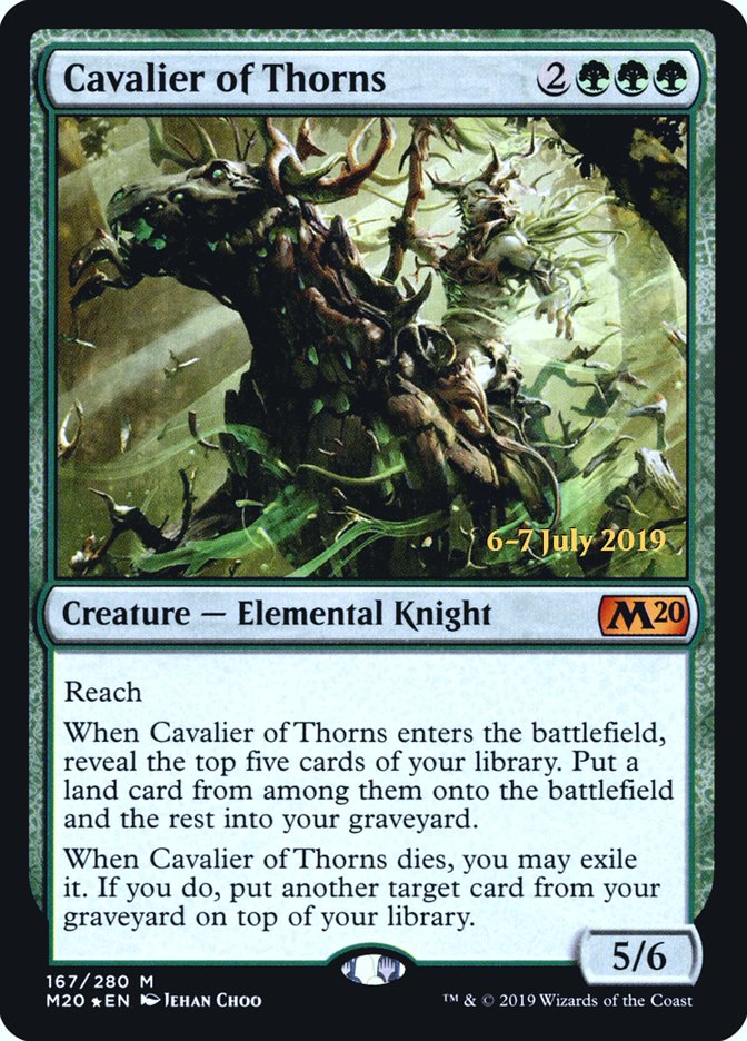 Cavalier of Thorns [Core Set 2020 Prerelease Promos] | Total Play