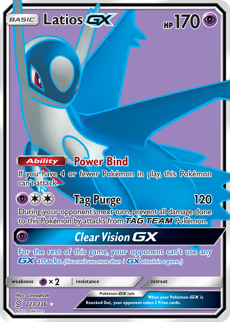 Latios GX (223/236) [Sun & Moon: Unified Minds] | Total Play