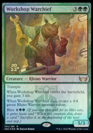 Workshop Warchief [Streets of New Capenna Prerelease Promos] | Total Play