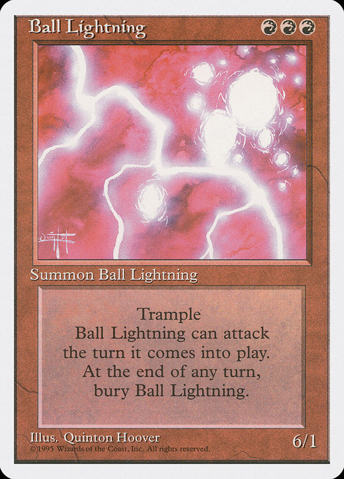 Ball Lightning [Fourth Edition] | Total Play