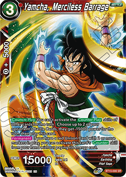 Yamcha, Merciless Barrage (BT10-008) [Cross Spirits] | Total Play