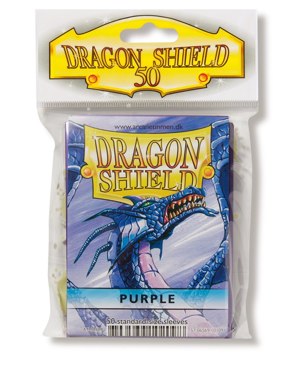 Dragon Shield: Standard 50ct Sleeves - Purple (Classic) | Total Play