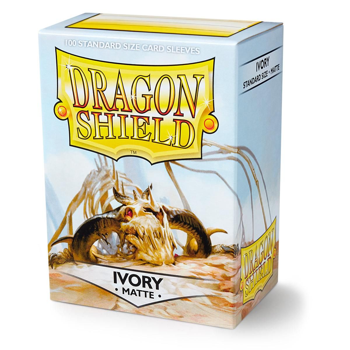 Dragon Shield: Standard 100ct Sleeves - Ivory (Matte) | Total Play
