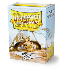 Dragon Shield: Standard 100ct Sleeves - Ivory (Matte) | Total Play