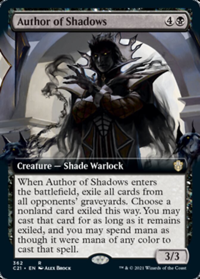 Author of Shadows (Extended Art) [Commander 2021] | Total Play