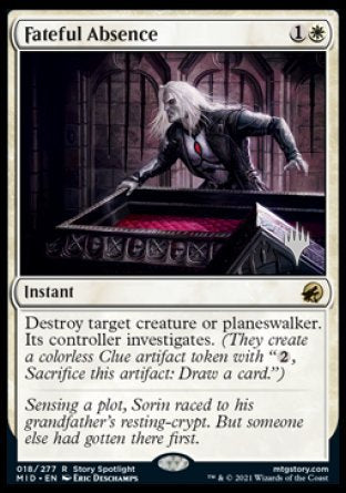 Fateful Absence (Promo Pack) [Innistrad: Midnight Hunt Promos] | Total Play