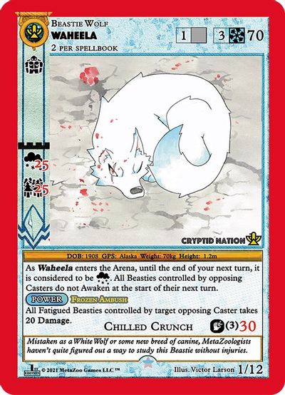 Waheela [Cryptid Nation: First Edition Waheela Deck] | Total Play