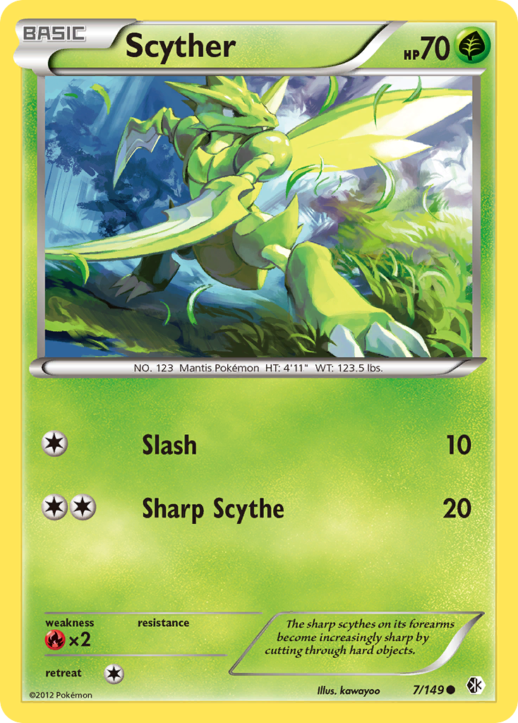 Scyther (7/149) [Black & White: Boundaries Crossed] | Total Play