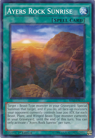 Ayers Rock Sunrise [BP03-EN183] Shatterfoil Rare | Total Play