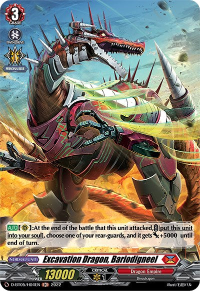 Excavation Dragon, Bariodigneel (D-BT05/H04EN) [Triumphant Return of the Brave Heroes] | Total Play