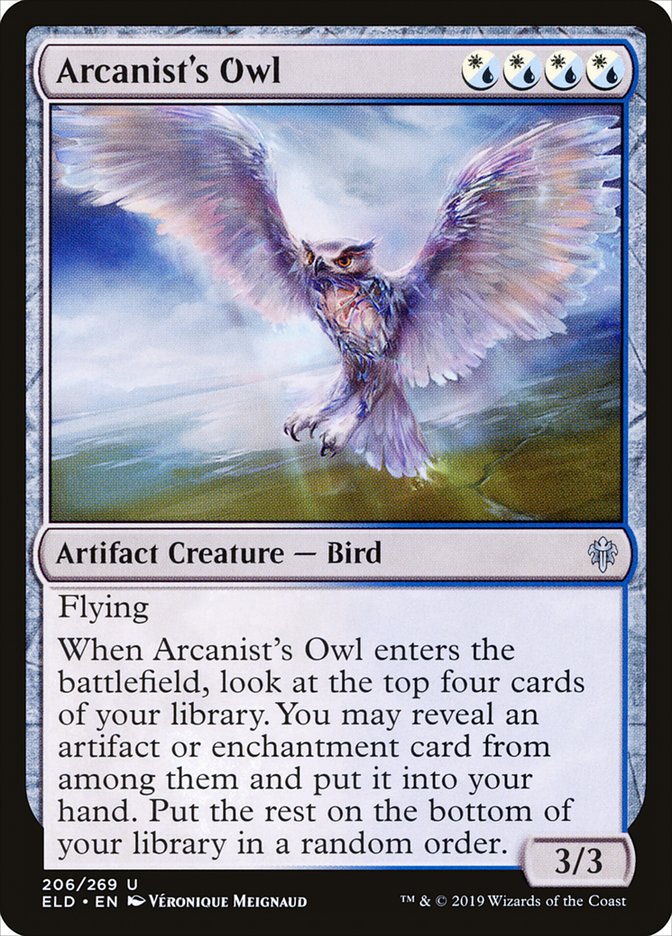 Arcanist's Owl [Throne of Eldraine] | Total Play