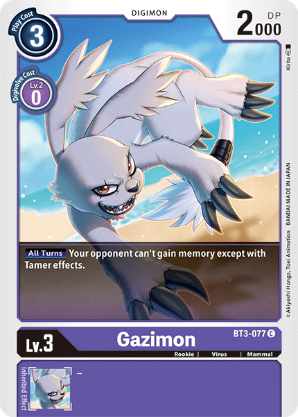 Gazimon [BT3-077] [Release Special Booster Ver.1.5] | Total Play