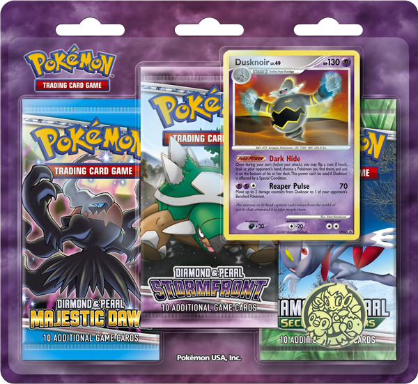 Diamond & Pearl: 3-Pack Blister (Dusknoir) | Total Play