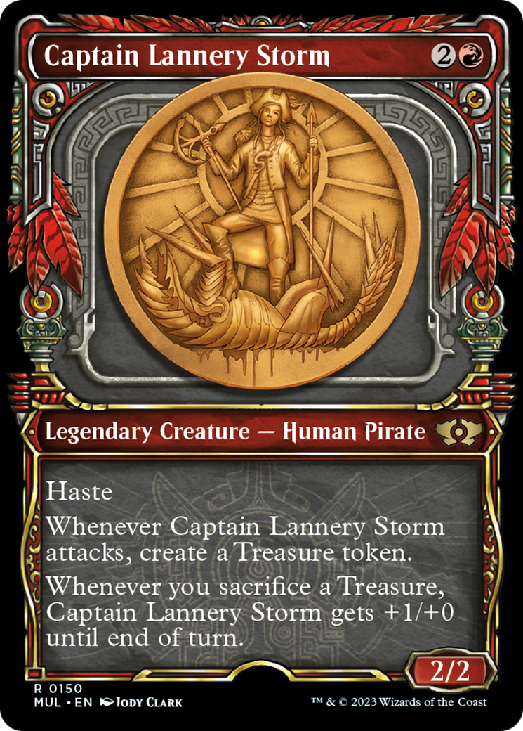 Captain Lannery Storm (Halo Foil) [Multiverse Legends] | Total Play