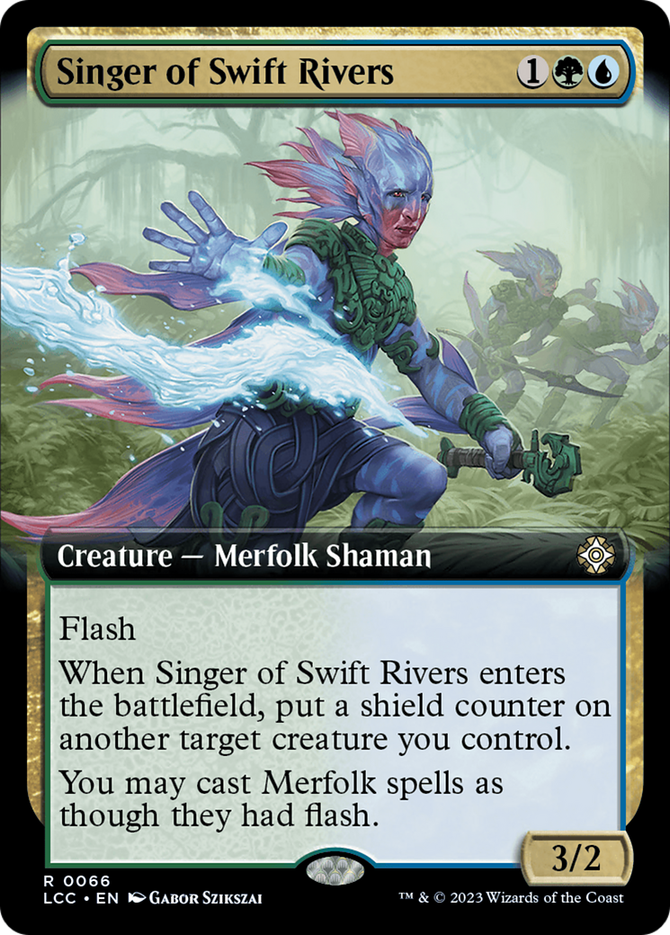 Singer of Swift Rivers (Extended Art) [The Lost Caverns of Ixalan Commander] | Total Play