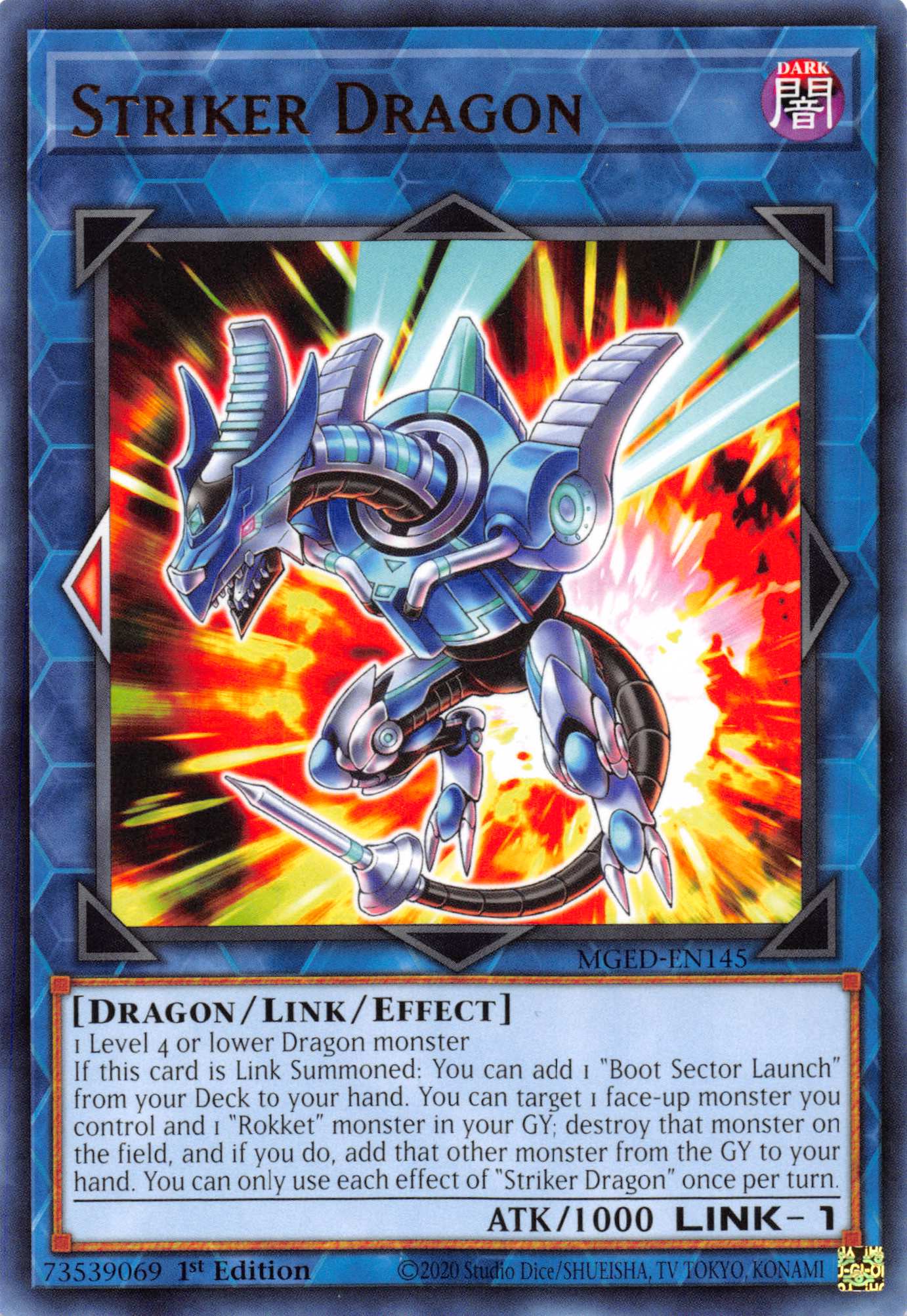 Striker Dragon [MGED-EN145] Rare | Total Play