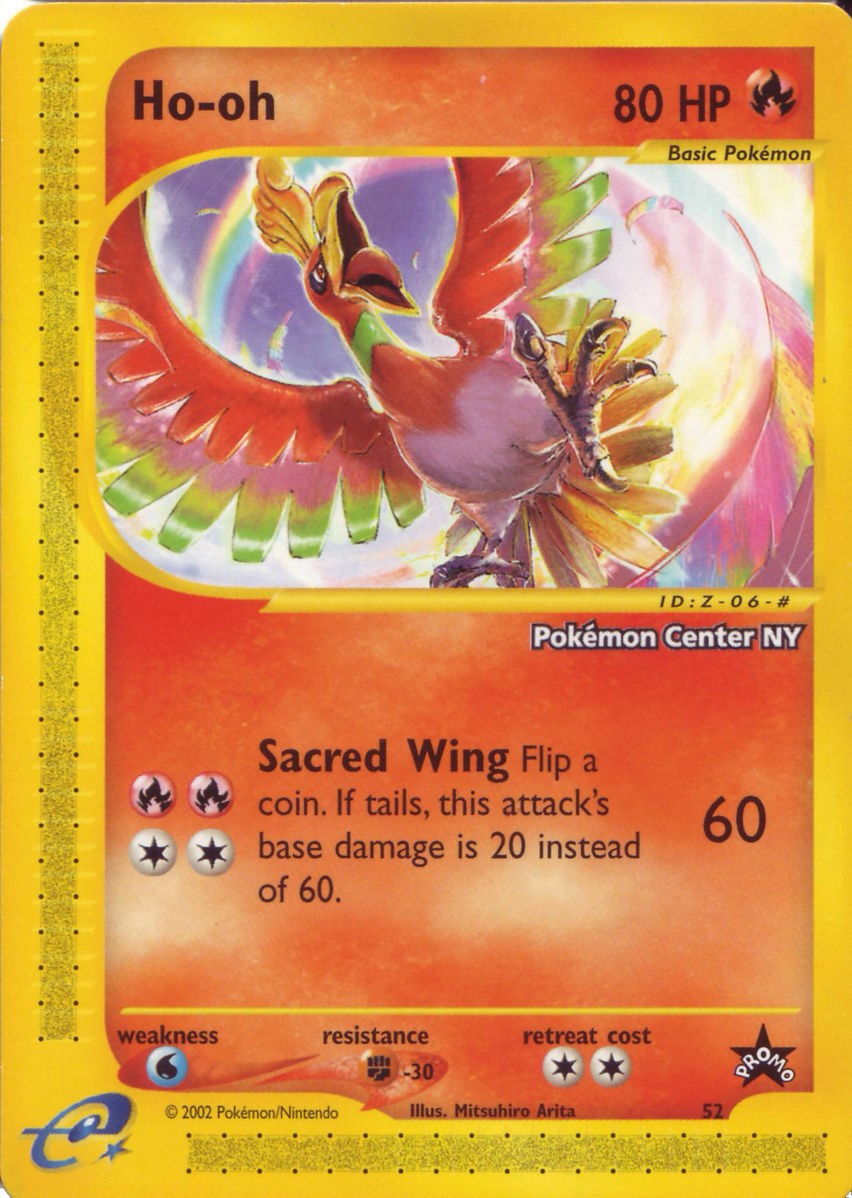 Ho-oh (52) (Pokemon Center NY Promo) [Wizards of the Coast: Black Star Promos] | Total Play